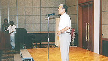 恩師挨拶　鈴木先生