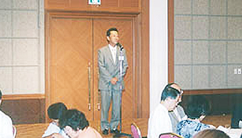 同窓会会長挨拶　木村会長