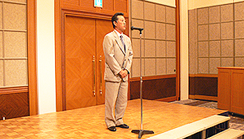 同窓会会長　木村会長　挨拶