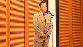 同窓会会長　木村会長　挨拶