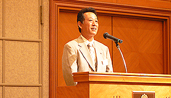 同窓会会長　木村会長　挨拶