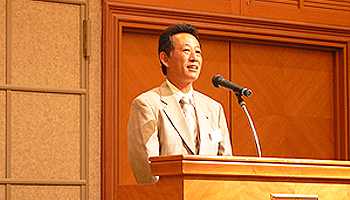 同窓会会長　木村会長　挨拶