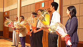 花束贈呈