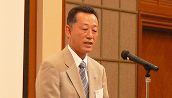 同窓会会長　木村会長　挨拶