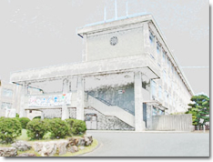 小坂井高校　校舎